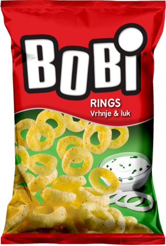 Bobi Rings Cream &amp; Onion 70g