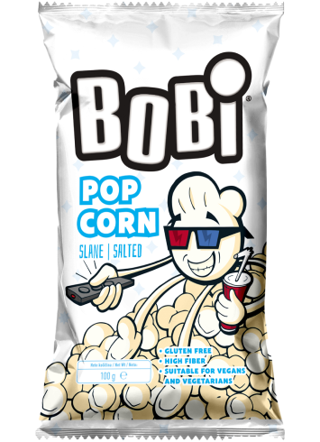 BOBI microwave popcorn salted 100 g